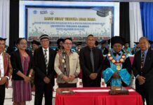 Penandatanganan MoU Untrib Kalabahi Dengan Universitas Oriental Timor Lorosae Dan Pemda Alor