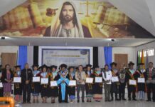 Dihadapan Ratusan Sarjana Baru Untrib Kalabahi, Rektor Universitas Oriental Timor Lorosae: Wisuda Bukan Akhir Dari Usaha, Tapi Awal Dari Sukses Yang Akan Datang