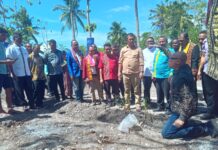 Sambut Bulan Lingkungan Hidup : Sinode GMIT dan DPD GAMKI NTT Gelar Launching Tanam Air dan Tanam Pohon Umur Panjang di Klasis Amabi Oefeto Timur